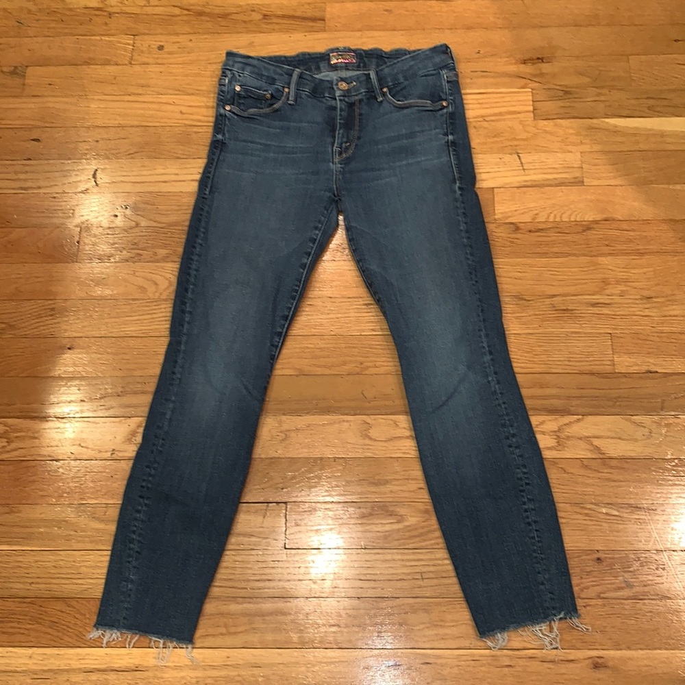 MOTHER Looker Ankle Fray